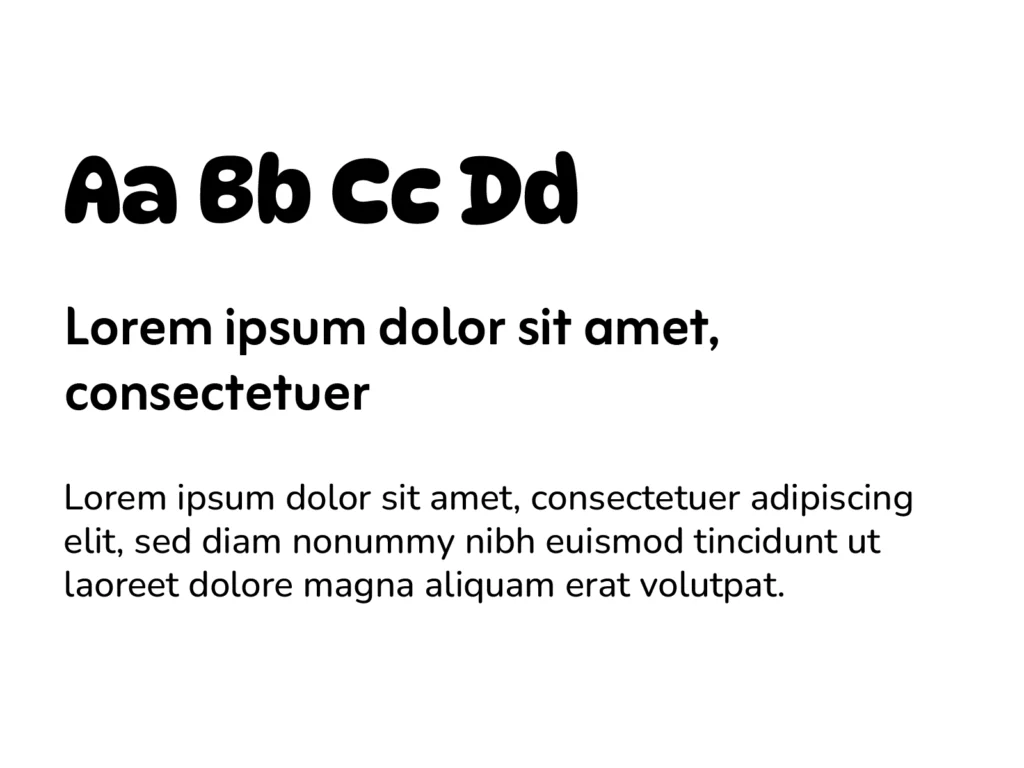 Déclinaisons de typographies pour La ferme des 3 chênes – ferme pédagogique – Enola Design